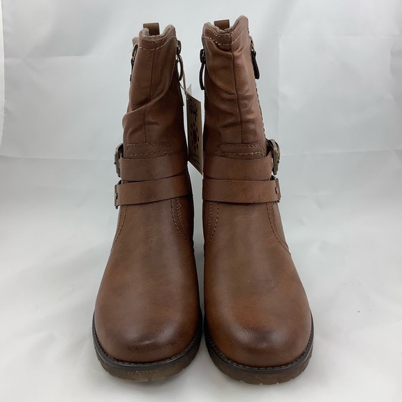 NEW ReLife Fiona Heeled Ankle Boot in Brown - Picture 5 of 7